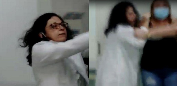Agressão de médica a mulher em Heliópolis