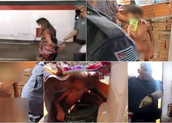 criança presa em barril em campinas