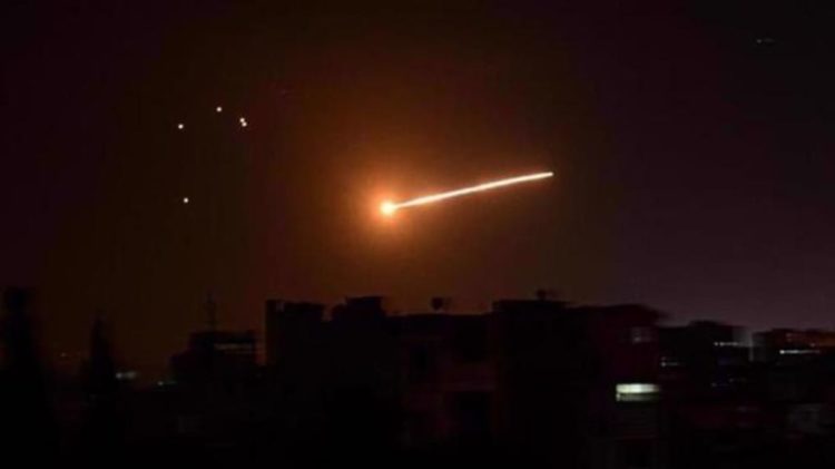 Disparos de Israel contra a Síria