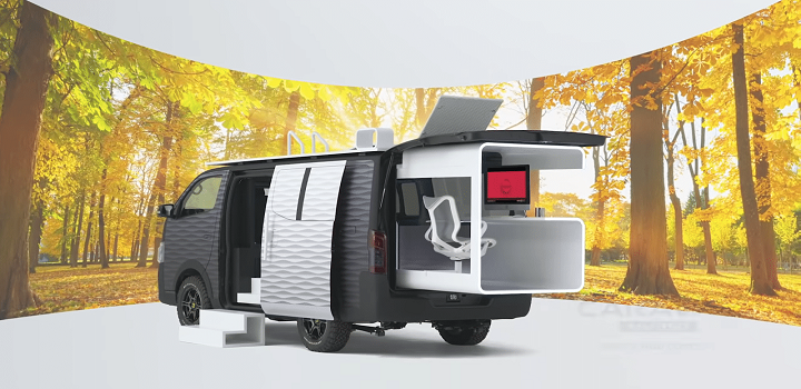 NV350 Caravan Office Pod