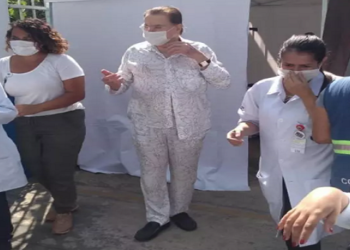 Silvio Santos vacinado contra a Covid