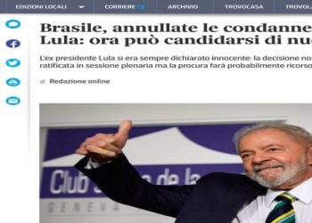 Repercussao da anulação das condenações de Lula no exterior
