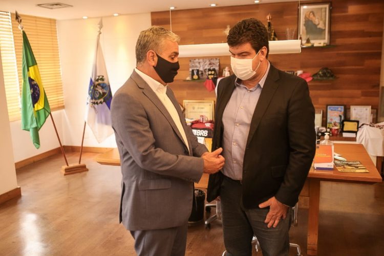 Presidente da Alerj André Ceciliano e Welberth Rezende