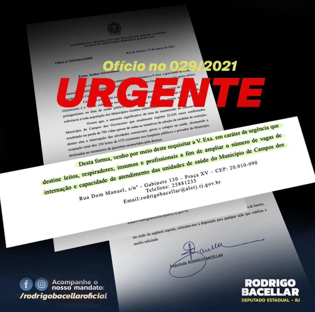 Oficio Rodrigo Bacellar