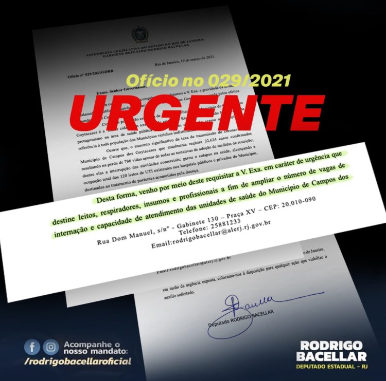 Oficio Rodrigo Bacellar