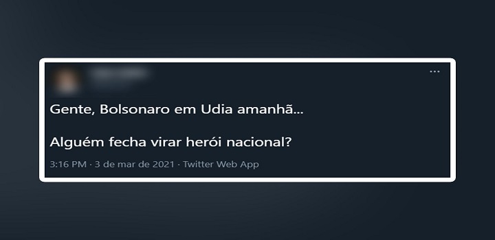 jovem de 24 anos foi preso em flagrante no início da madrugada desta quinta-feira (4) em Uberlândia,