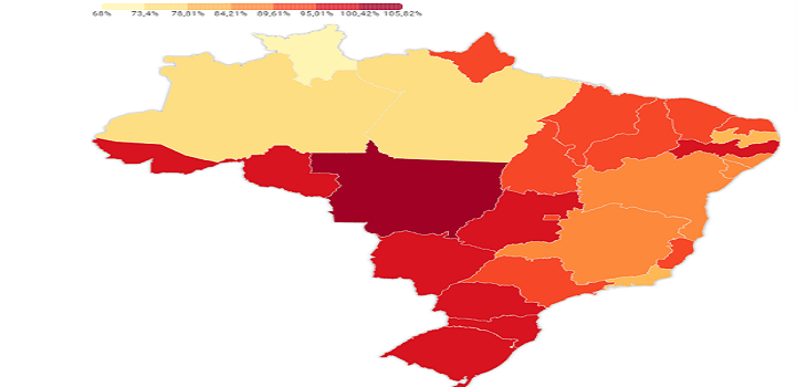 Segundo especialistas, com ocupação acima de 90% não há mais margem para rotatividade dos pacientes nos leitos; 3 estados superaram 100% e não têm mais vagas