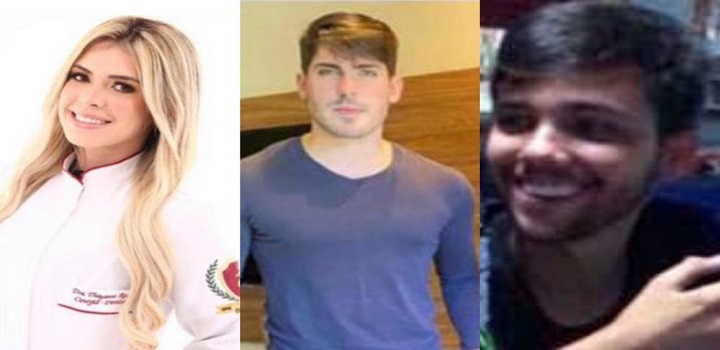 Thayanne da Rocha, Thierry Rocha e Hygor de Oliveira agrediram Lucas Paiva e a ex-funcionária do estabelecimento Kelly Fernandes da Silva.