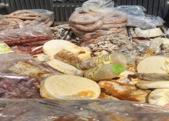 Campos; Minimercado localizado às margens da BR-101, em Ibitioca, foi interditado. Operação aconteceu nesta quinta-feira (25).