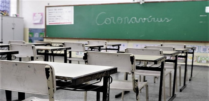 Efeito das escolas fechadas durante pandemia
