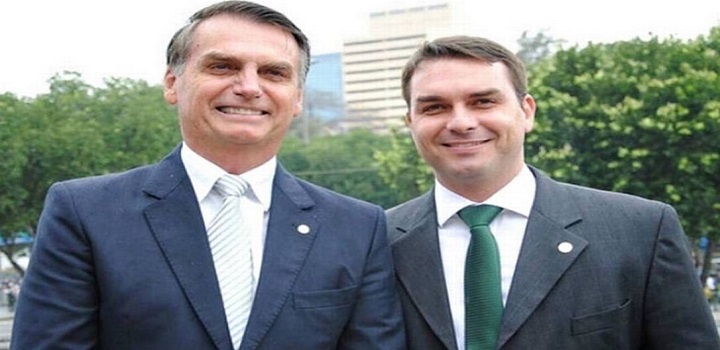 Jair Bolsonaro e Flávio Bolsonaro compra de mansão