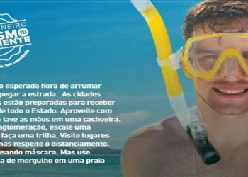 RJ divulga propaganda incentivando tusimo em plena pandemia