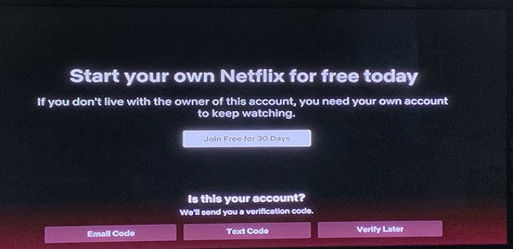 Netflix bloqueia compartilhamento de senhas