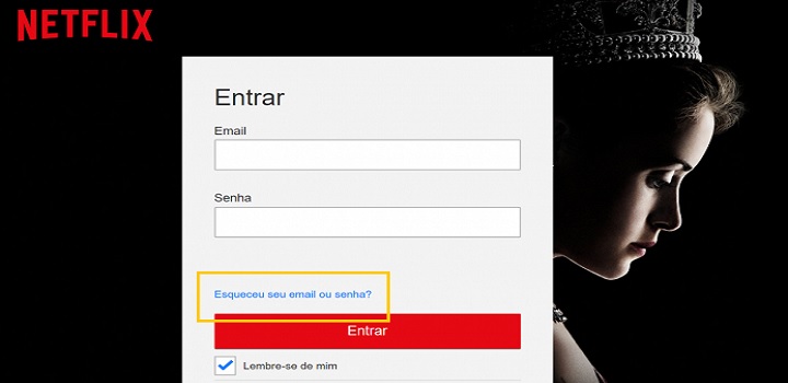 Senha netflix
