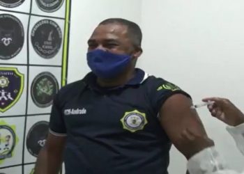 Guarda municipal em Campos: Vacinação da equipe começou nesta terça-feira (30) e continua nesta quarta-feira (31).