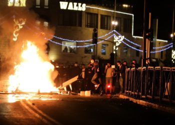 Manifestação na Palestina