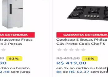 falha no site da loja virtual do Carrefour nesta quinta-feira (1) fez com que alguns itens aparecessem com enormes descontos, e o público aproveitou.