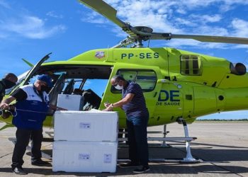 Governo do Estado entregou cerca 35.480 doses de vacina contra a Covid-19 em 21 municípios da região.