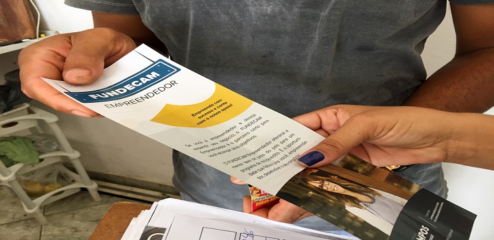 Campos vai emprestar dinheiro a microempreendedores