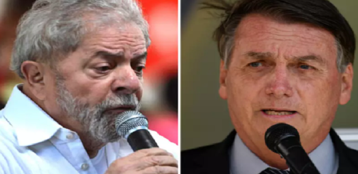 Eleiçoes 2022: Em pesquisa estimulada, Lula tem agora 29% das intenções de voto contra 28% de Bolsonaro - na sondagem anterior o petista tinha 25% e o presidente, 27%