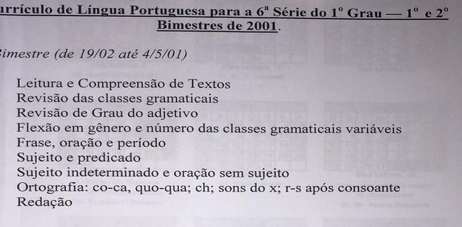 Laura guardou os documentos em que listava os conteúdos ensinados à filha — Foto: Arquivo pessoal