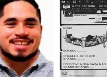 Alencar, hoje também professor, foi condenado na 15ª Vara Criminal da capital a um ano de prisão em regime aberto por ter incitado a discriminação de raça e cor.