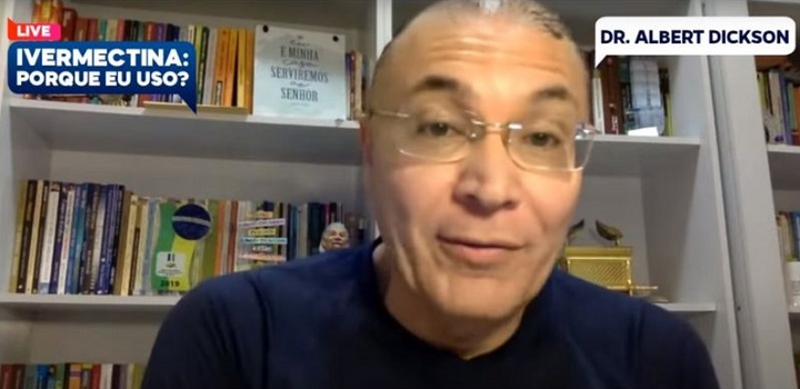 Albert Dickson, deputado estadual pelo Pros no RN, recomenda medicamentos sem eficácia cientificamente comprovada para o tratamento da covid-19