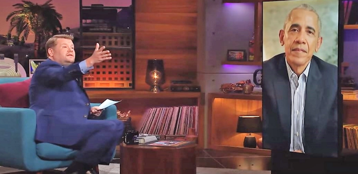 Barack Obama responde perguntas sobre alienígenas no show de James Corden
