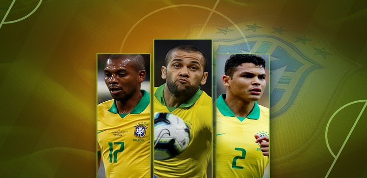 Dos sete jogadores acima de 30 anos que venceram a última Copa América, apenas Thiago Silva tem sido convocado; técnico anuncia lista para jogos contra Equador e Paraguai nesta sexta