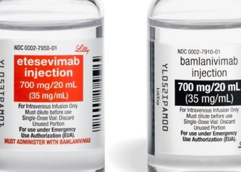 associação do banlanivimabe e etesevimabe, produzidos pela farmacêutica Eli Lilly.