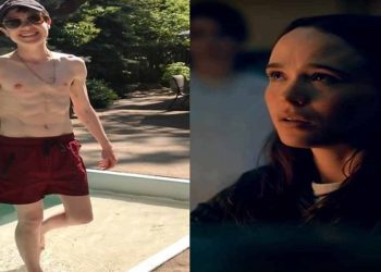 Ator posta foto sem camisa após transição de gênero
