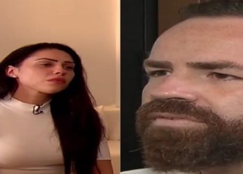 Monique pede perdão a Leniel Borel