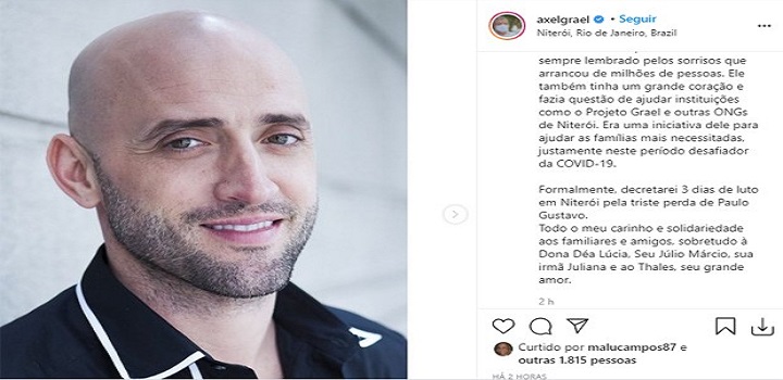 Nterói de luto por Paulo Gustavo