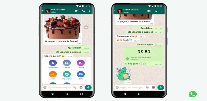 Pagamentos no Whatsapp