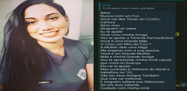 Saída da corporação de Jéssica Paulo do Nascimento, de 28 anos, foi publicada nesta quarta-feira (26).Tenente-coronel Cássio Novaes foi afastado do comando de Batalhão da capital paulista após denúncia.