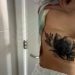 Monique Mederiros apagou tatuagem