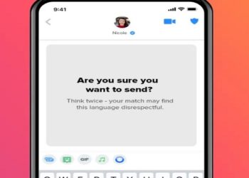 Recurso do Tinder chamado de "Você tem certeza?" pedirá que usuários reflitam antes de enviar mensagens inadequadas no chat