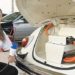 engenheira eletricista Aline Gonçalves Santos, moradora de Vila Velha (ES), conseguiu equipar um Fusca de 1971 com motor elétrico.