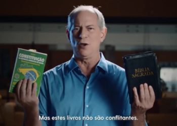 Ciro Gomes flertando com evangélicos