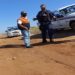 Ressaca destrói parte de estrada que liga a praia de Farol de São Thomé a São João da Barra,