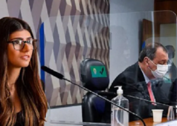 Mia Khalifa posta montagem dela própria na CPI da Covid