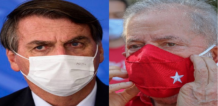 Em reunião com líderes comunitários, o ex-presidente relatou dificuldades de falar com a máscara