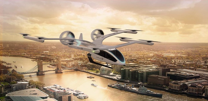 aviões comerciais podem ter suas asas cortadas pela rápida evolução de “táxis voadores”.