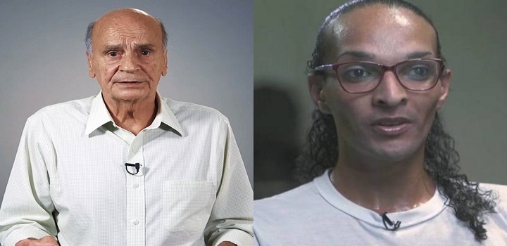 Dráuzio Varella e a detenta Suzy (Foto: Divugação)