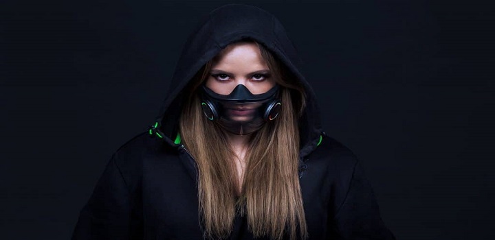 Máscara anticovid da Razer