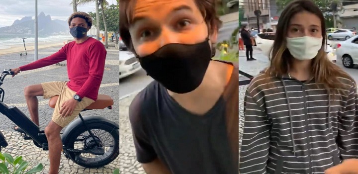 casal de jovens acusados de racismo após sugerir que um rapaz negro teria furtado uma bicicleta no Leblon, na Zona Sul do Rio de Janeiro, foi demitido das empresas para as quais trabalhavam