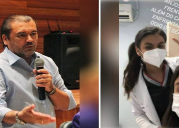 Agentes da Polícia Federal foram recebidos a tiros nesta quarta-feira (2) pelo filho do empresário Nilton da Costa Lins Júnior pai das gêmeas fura fila
