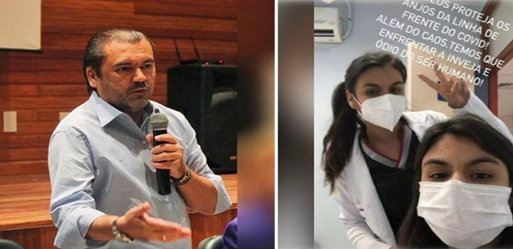 Agentes da Polícia Federal foram recebidos a tiros nesta quarta-feira (2) pelo filho do empresário Nilton da Costa Lins Júnior pai das gêmeas fura fila