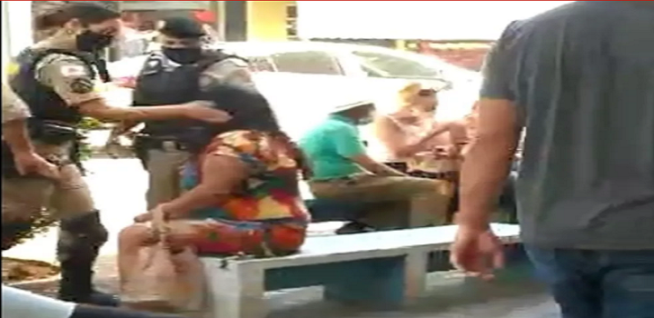 PM agride mulher com tapas na cara em MG