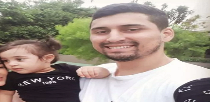 Vítimas do desabamento: Kiara foi resgatada com vida; a pequena Maitê e o pai, Natan, foram encontrados mortos — Foto: Reprodução/Facebook